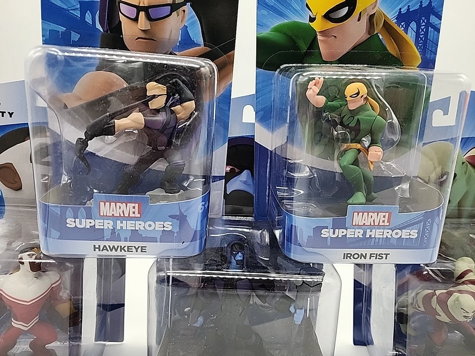 NUEVO LOTE DE 5 FIGURAS DISNEY INFINITY 2.0 Personaje Marvel Halcón Ojo de Halcón Drax Ronan Foto 3 de 4
