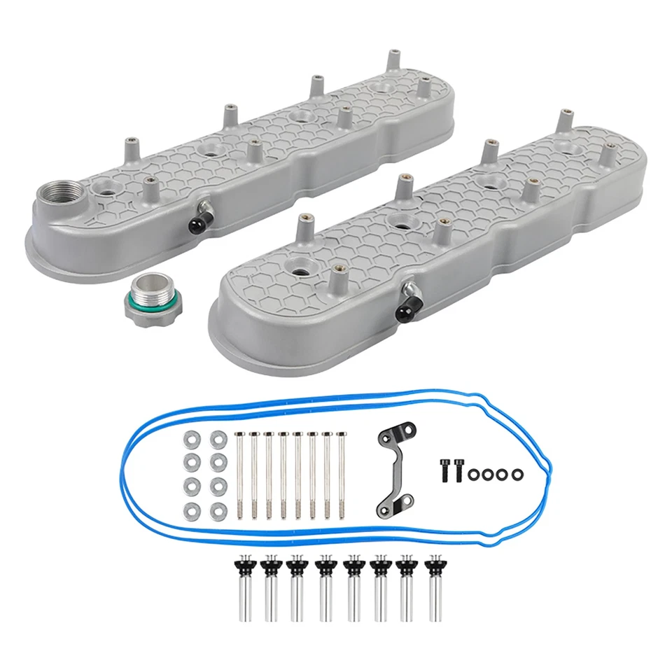 Valve Covers w/Coil Mounts For LS1/ LS2/ LS3/ LS6/ LS7 Similar Soils with 72mm U - Image 2 of 4