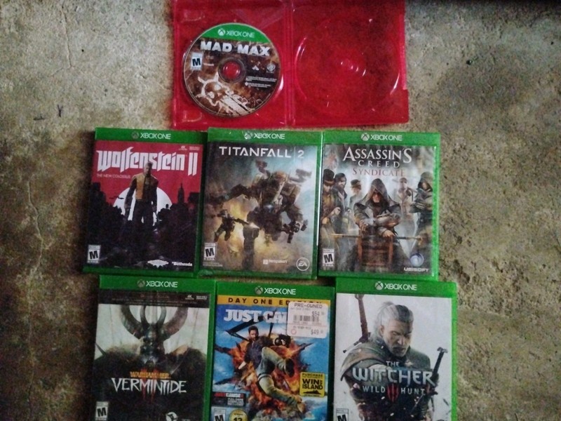 X Box One Games,  Lot Of 7 Game In Picture, All Great Good Games