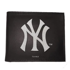 New York Yankees Synthetic Leather Embroidered Bifold Wallet