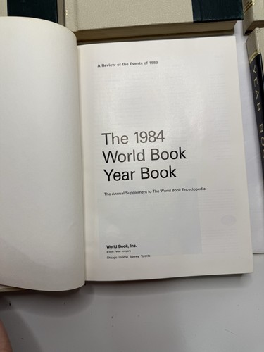 The World Book, Year Book Encyclopedia 1960s - 1990 Choose a Year - Picture 13 of 16