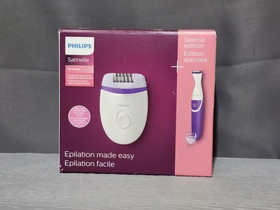 Philips Satinelle Essential Corded Compact epilator w/ Bikini Trimmer BRP505/00