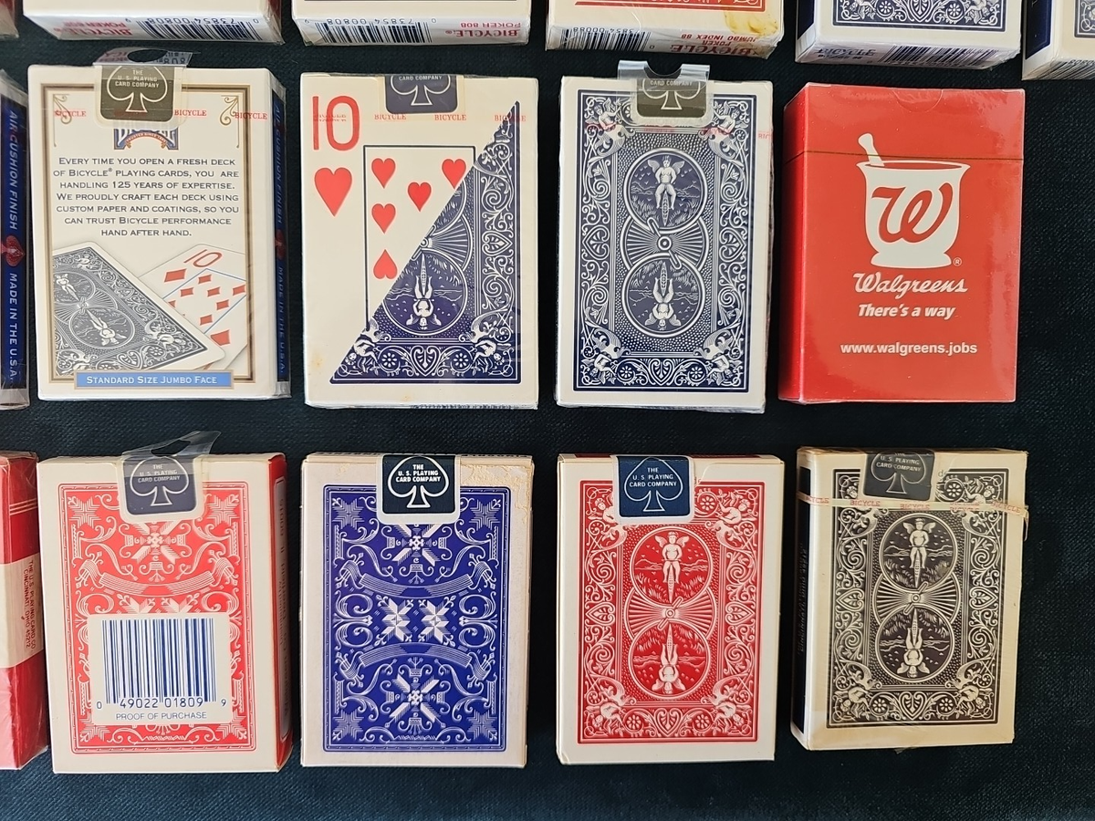 40 Sealed Playing Card Decks Bicycle, Stud, Aviator, Hoyle, USPCC