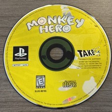 Sony PlayStation 1 PS1 Disc Only Tested Monkey Hero 1999 Tested