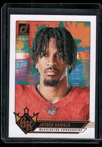 2024 Panini Donruss Jayden Daniels Rookie Gridiron Kings #1 Commanders