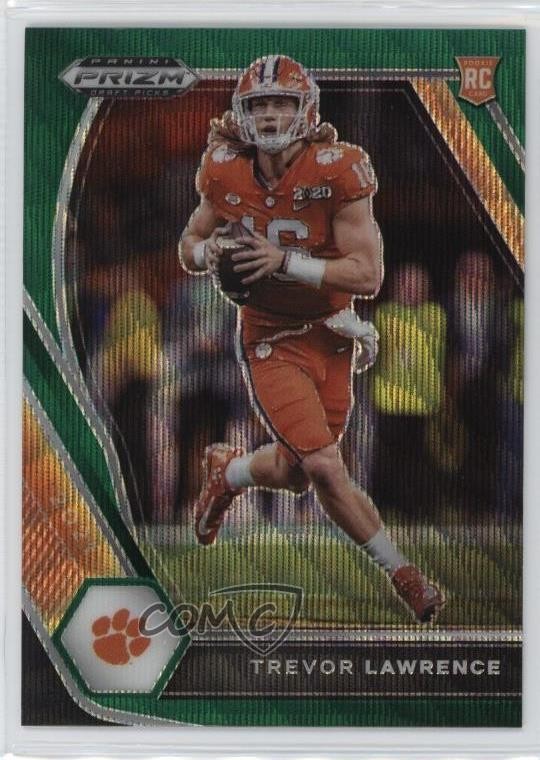 2021 Panini Prizm Draft Picks Green Wave Prizm Trevor Lawrence #106 o7m