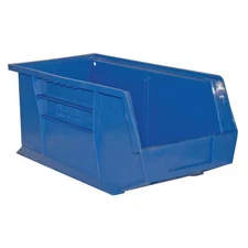 Durham Mfg Pb30240-52 Hang & Stack Storage Bin, Copolymer Polypropylene, Blue,