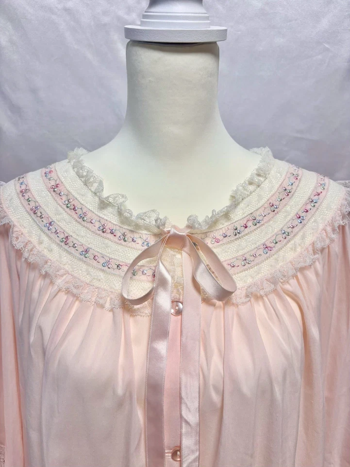 Vestido Barbizon Dulce Caramelo Vintage Años 60 1970 Lencería EE. UU. Pinup Fairycore Foto 3 de 4