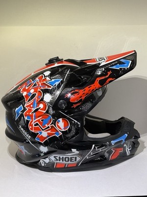 shoei barcia helmet Shoei VFX-W Barcia Full Face Helmet/Grafitti/Discontinued Design Size  Medium