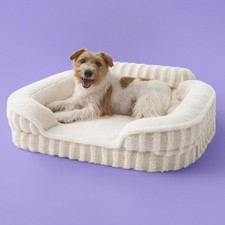 Cute Dog Bed Medium Size Dog, Orthopedic Waterproof Medium Pet Beds with Side...