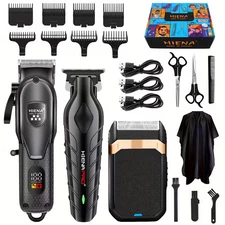 Pro Hair Clippers Trimmer Cutting Beard Cordless Barber Shaving Machine US