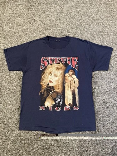 Stevie Nicks Rap T Shirt Tour Concert Fleetwood Mac 1990s vintage concert t-shirt, vintage, size L, single stitch, B+ condition