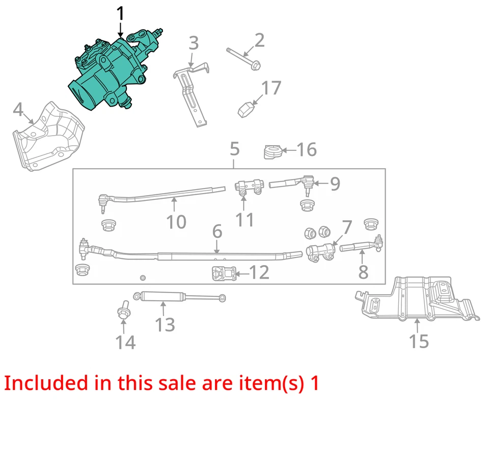 Engranaje/rack y piñón de dirección asistida Ram2500 Sku #4206386 2011 Foto 3 de 4