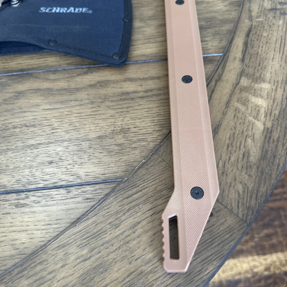 Hacha Schrade Frontier marrón 1121078 nueva Foto 4 de 4