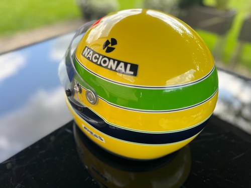 Custom-Made Ayrton Senna 1990 1:1 scale Helmet Replica - Picture 3 of 20
