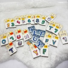 Iron On Patches Letters Numbers Etc. 27 pc