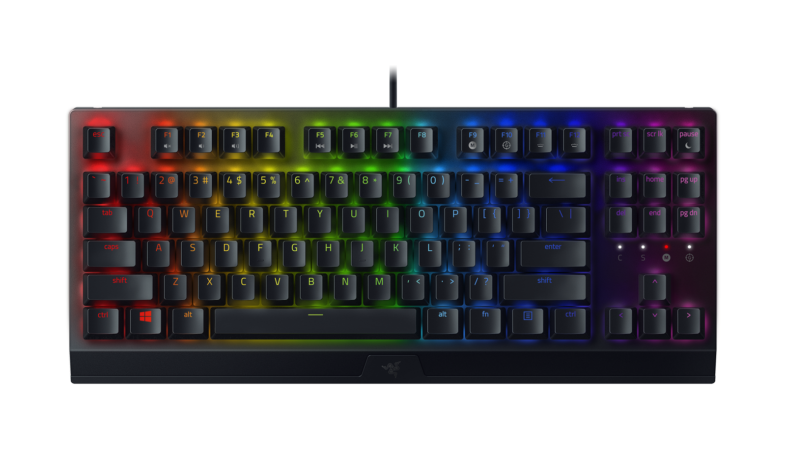 Razer BlackWidow V3 Tenkeyless Compact Mechanical Gaming Keyboard - Green Switch