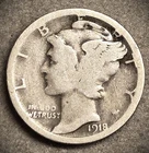 1918-S MERCURY DIME ** A GOOD COIN **  (8084)