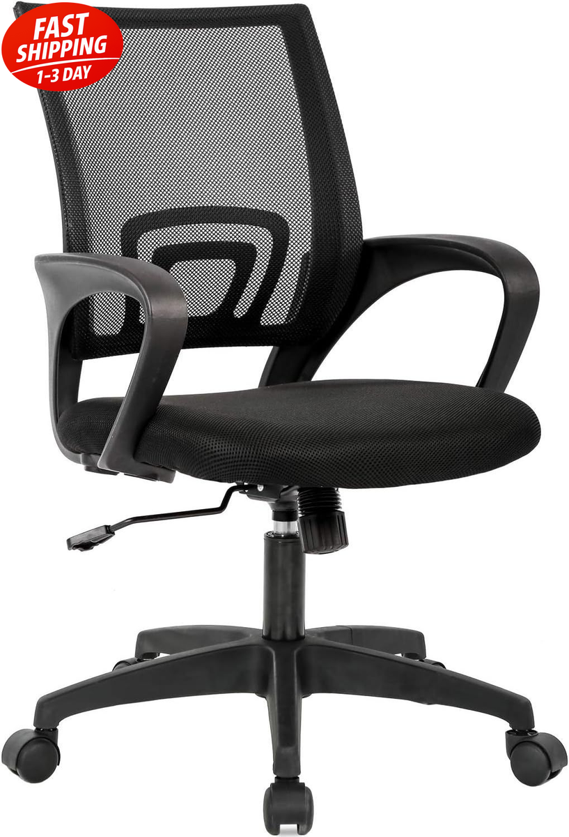 Ergonomic Mesh Office Chair T-THREE - Swivel With Lumbar Support ...