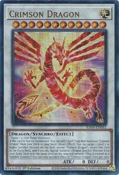 Crimson Dragon RA04-EN061 Quarter Century Stampede 1st Edition Ultra Rare