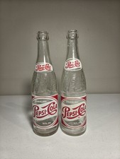 Vintage Pepsi-Cola Bottles 1957 12oz Brockway Glass Co. & Armstrong Cork Co
