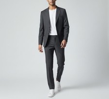 CORNELIANI Super 120's Extrafine Merino Blazer Men's EU 54 Notch Lapel
