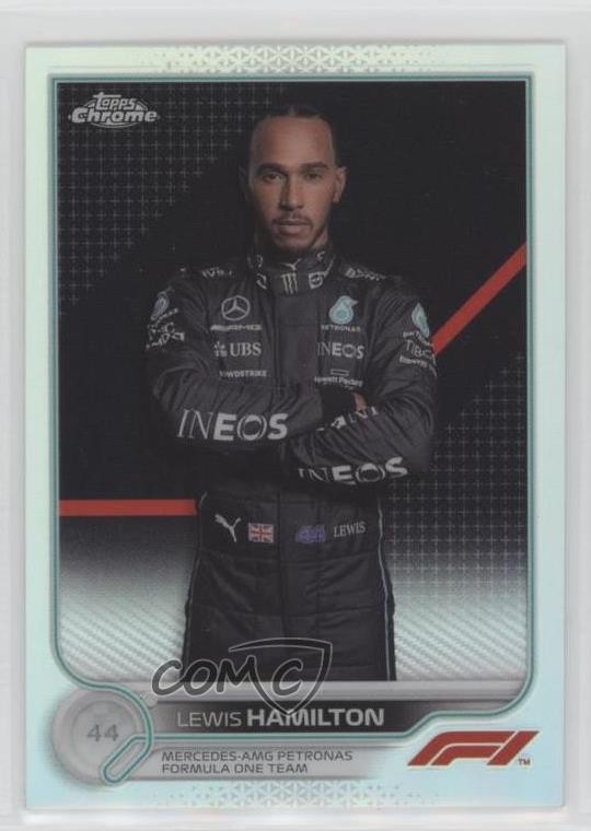 2022 Topps Chrome Formula 1 F1 Racers Refractor Lewis Hamilton #5 0jr6
