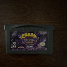 Crash Bandicoot Purple Ripto's Rampage Nintendo Game Boy Advance GBA E Tested