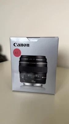 Canon Lens EF 100mm F/2 USM Brand NEW Made In Japan Boxed - Image 1 of 4