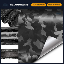 Camouflage Vinyl Wrap Roll - Stealth Medium Pattern 1.5ft X 5ft Black Car Dec Camouflage Vinyl Wrap Roll - Stealth Medium Pattern 1.5ft X 5ft Black Car Dec