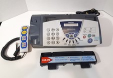 Brother FAX-575 Personal Office Fax Machine W/ Phone & Copier Facsimile Tested