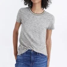 Loft Short Sleeve Tee Green Size Large