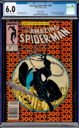 Amazing Spider-Man #300 Marvel 1988 Origin 1st Full Appearance Venom CGC 6.0