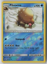Piloswine 20/111 Pokemon Crimson Invasion Reverse Holo Near Mint 1