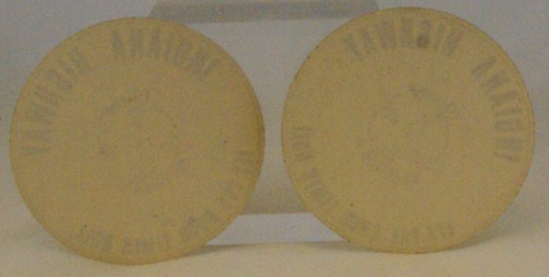 Indiana Highway Sticker x 2 Michele Records Promo Let The Good Times Roll 1969 - Picture 2 of 13