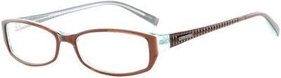 New Converse Rx Eyeglasses Frame w Soft Case  - Black Top / Brown  (52-15-135)