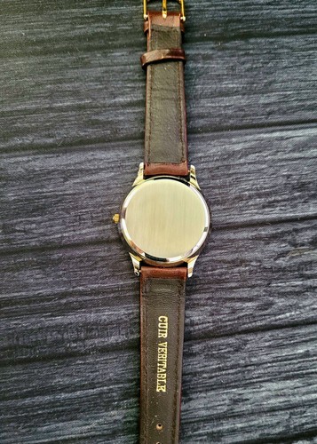 Reloj Francés Retro Raro Para Hombre Batería Nueva Listo Para Usar Nuevo de Lote Antiguo - Imagen 7 de 7