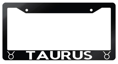 Black License Plate Frame Auto Accessory Taurus - 第 1/1 張圖片