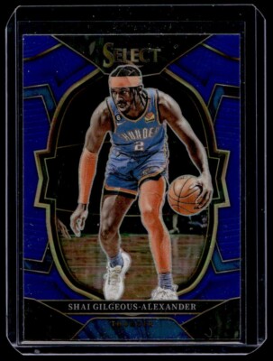 2022 Select Retail Shai Gilgeous-Alexander Blue Prizm