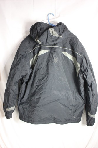 Spyder Thinsulate Entrant Dermizax Ski/Snowboard Jacket Coat Black Gray, Size XL - Picture 8 of 9