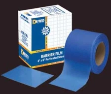 Defend 4"x6" Clear Barrier Film (Roll Only)-low tack adhesive backing 1200/pk