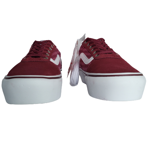 Vans Ward Platform Plaid Mix Port Women's Skate Sneaker VN0A3TLCPRT Size 7.5 NEW - Foto 5 di 14