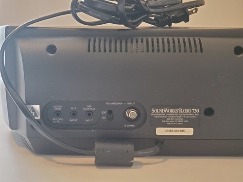 Cambridge SoundWorks Radio 730 AM/FM Stereo Clock Radio Tested Works Great - Picture 7 of 17
