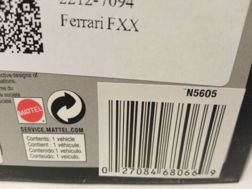 Hot Wheels Elite Ferrari FXX Rojo 2005 1/43 N5605 - Imagen 2 de 2