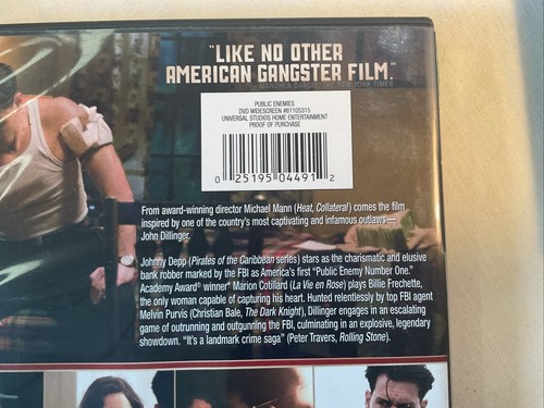 Public Enemies/The Untouchables/Casino DVDs - Picture 3 of 5
