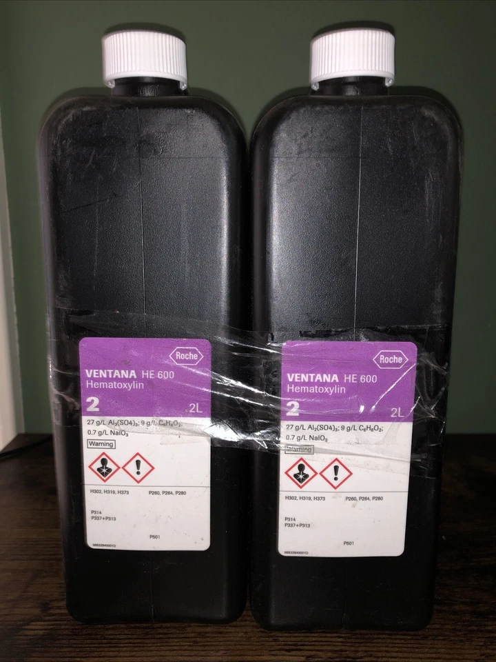 Hematoxilina Roche Ventana HE 600 2 - 2 litros - OpenBox - Nunca usada Foto 2 de 4