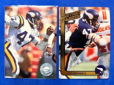 NFL - Joey Browner 1991 Pro Set Platinum & 1991 Hi-Pro Action Packed - Vikings