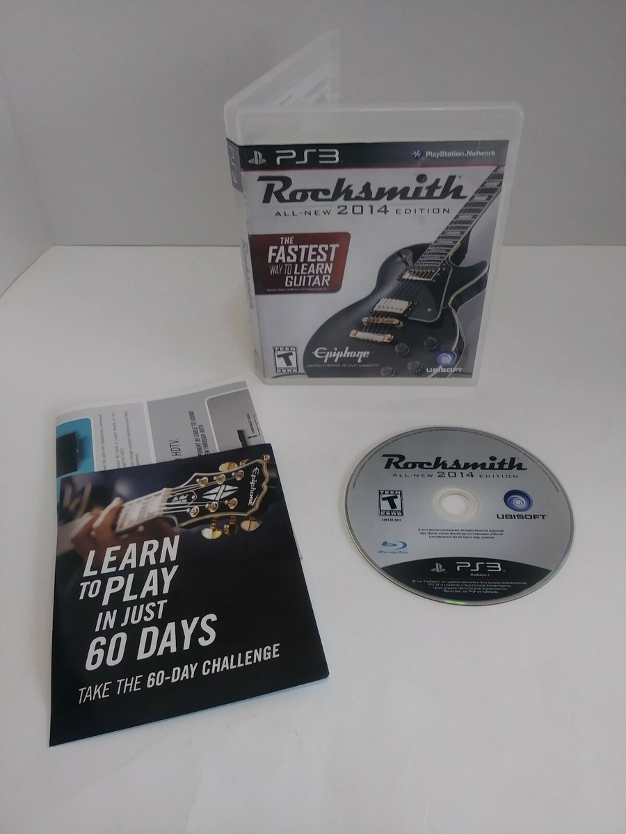 Jeu Rocksmith All New 2014 - Édition PS3 - Neuf Sous Film Scellé - Apprendre Guitare Avec Console