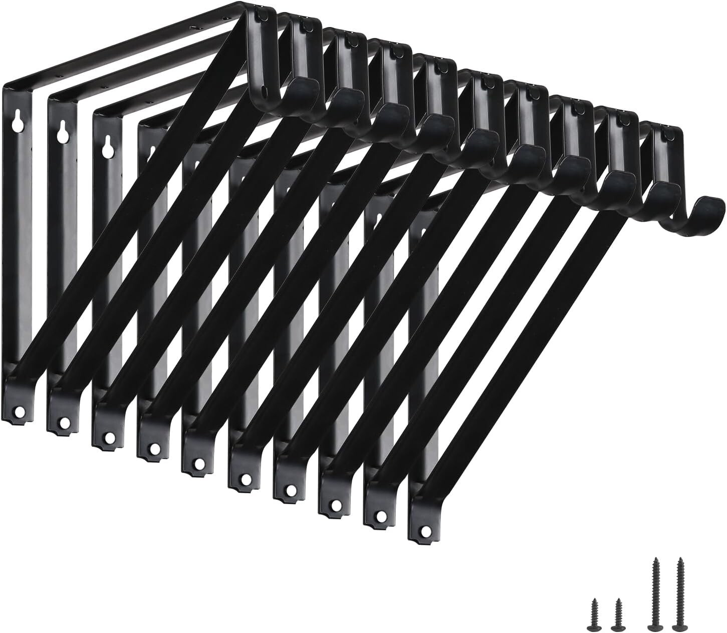 Heavy Duty Wall Mounted Closet Shelf Brackets 10 Pack