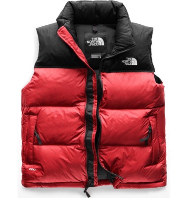 NEW THE NORTH FACE 1996 Retro 700 Down Puffer Vest Red Black Size M 191932479948 | eBay